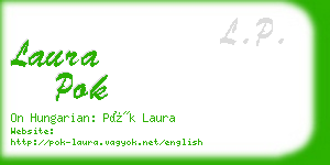 laura pok business card